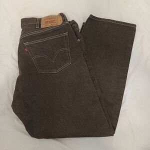 Levi's Button Fly 501 42x32 Black